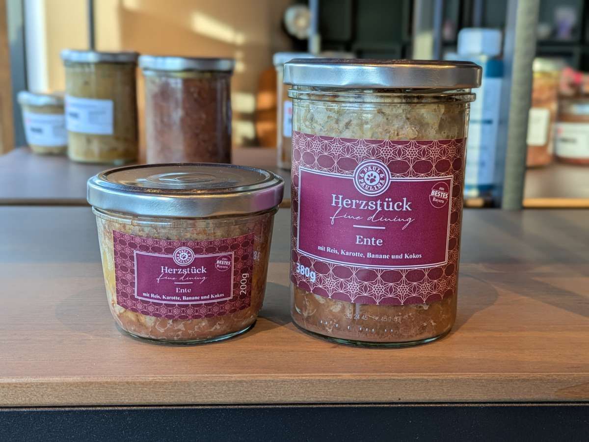 Herzstück - Ente mit Reis, Karotte, Banane und Kokos 200g