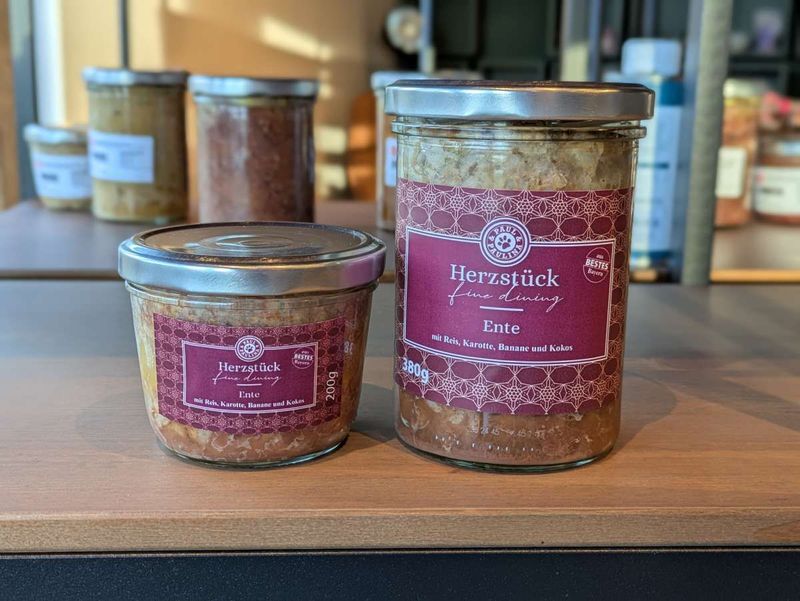 Herzstück - Ente mit Reis, Karotte, Banane und Kokos 200g