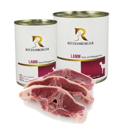 Lamm mit Hirse und Gemüse 800g