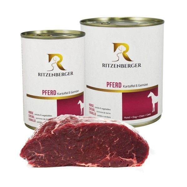 Pferd mit Kartoffel & Gemüse 800g