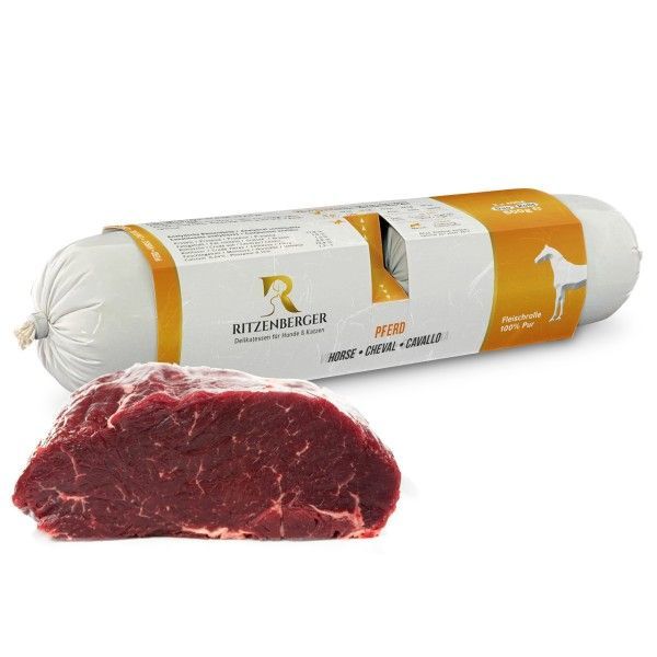 Pferd - Pure Fleischrolle | Duo-Rolls 2x400g
