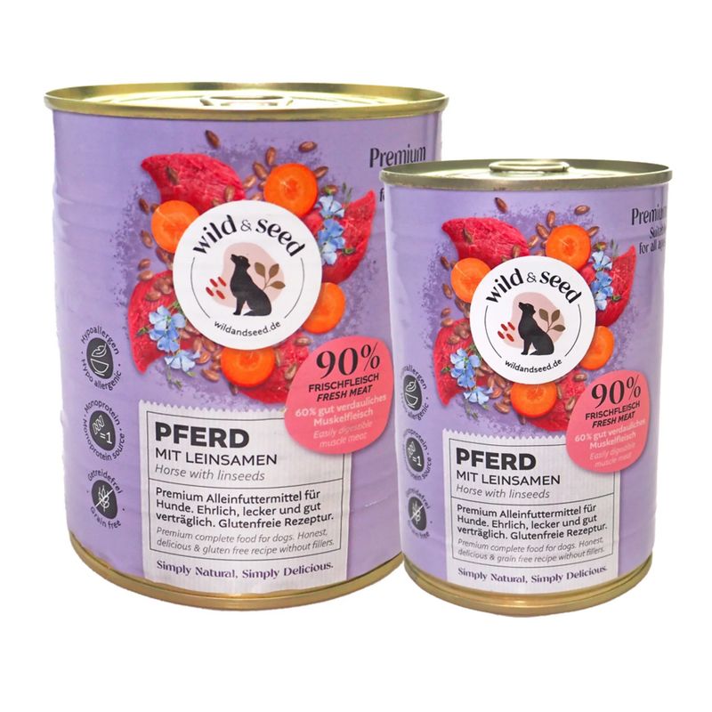 Wild & Seed - Pferd mit Leinsamen 400g