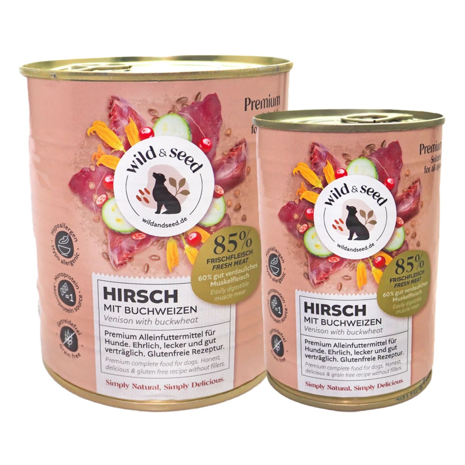 Wild & Seed - Hirsch mit Buchweizen 400g
