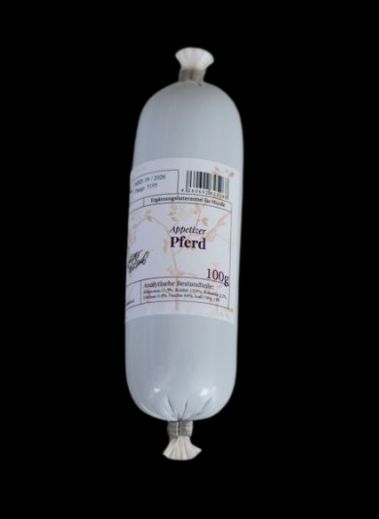 mÿ Appetizer Pferd 100g Schnittfest mÿ Appetizer Pferd 100g Schnittfest