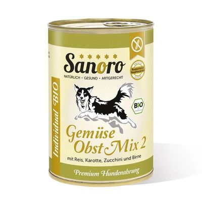 Sanoro Bio Gemüse Obst Mix2 400g Sanoro Bio Gemüse Obst Mix2 400g