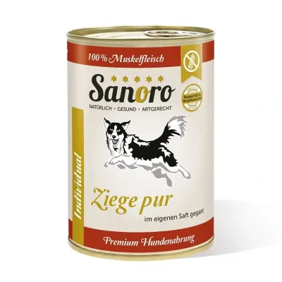 Sanoro Pures Muskelfleisch von der Ziege 400g Sanoro Pures Muskelfleisch von der Ziege 400g