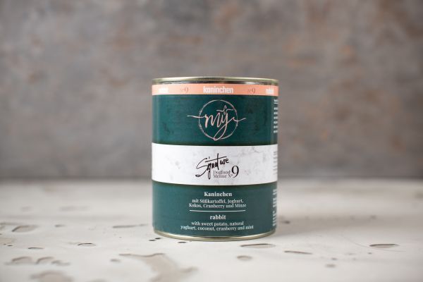 mÿ Signature Menü No 9 Kaninchen 410g MHD 20.06.2026 mÿ Signature Menü No 9 Kaninchen 410g MHD 20.06.2026
