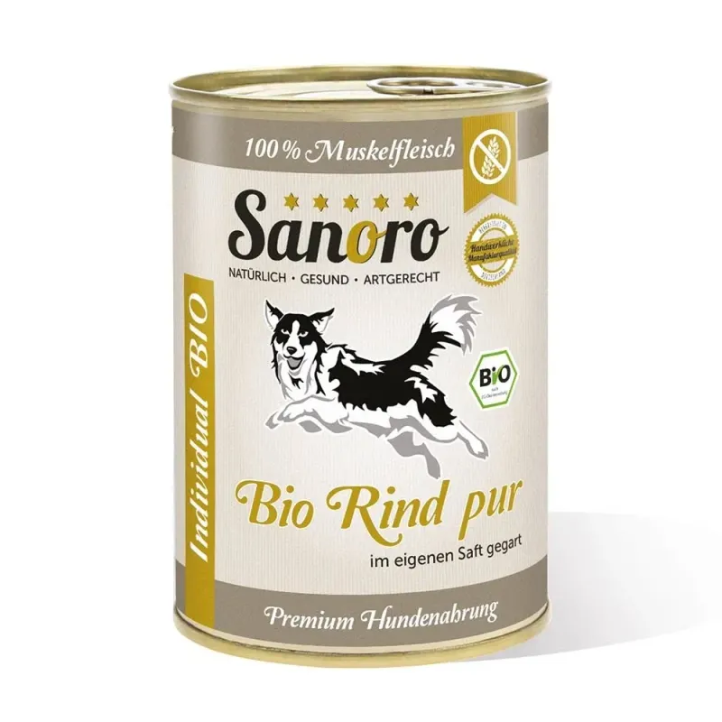 Sanoro Pures Muskelfleisch vom Rind 800g