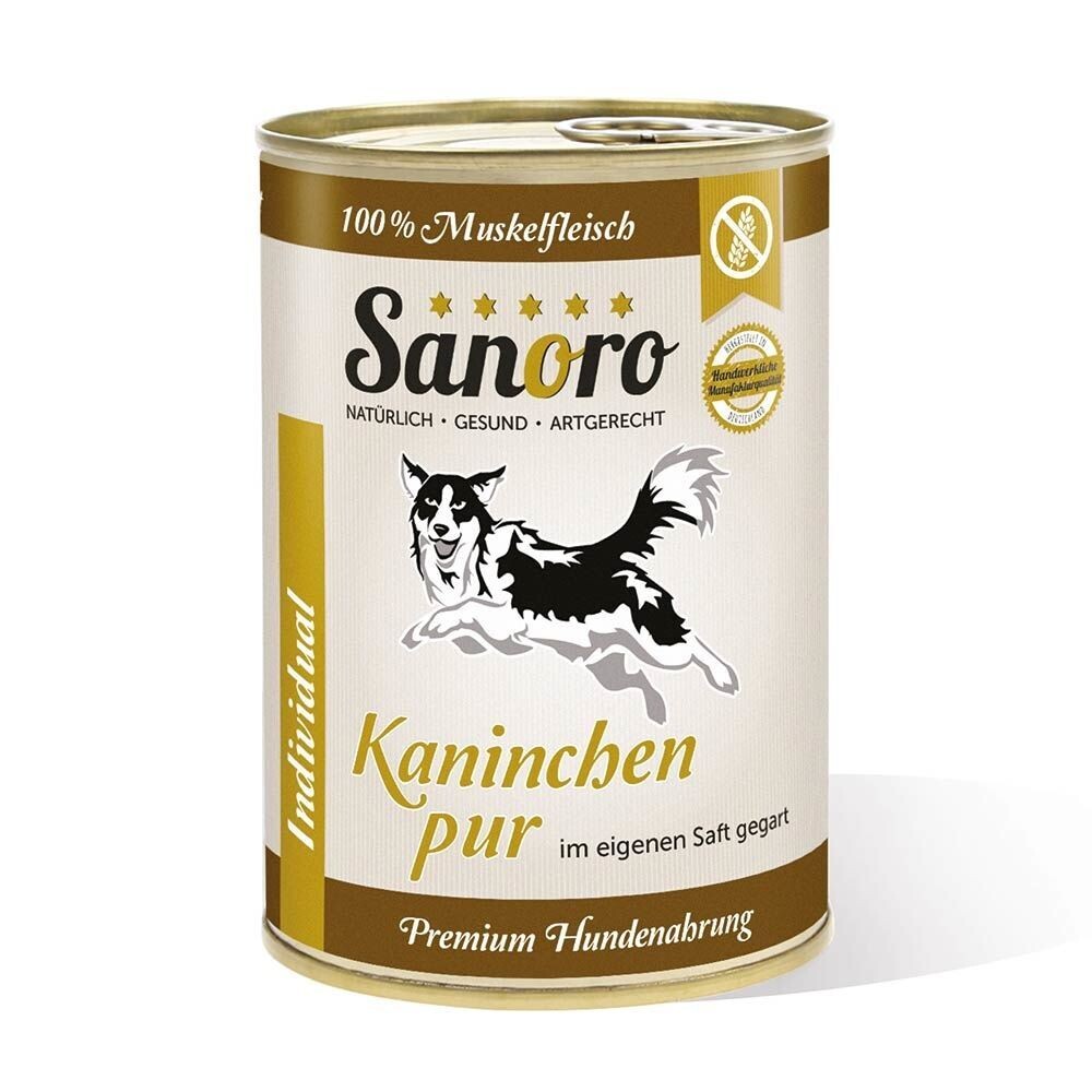Sanoro Pures Muskelfleisch vom Kaninchen 400g