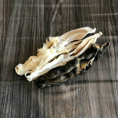Kaninchen Haut mit Fell