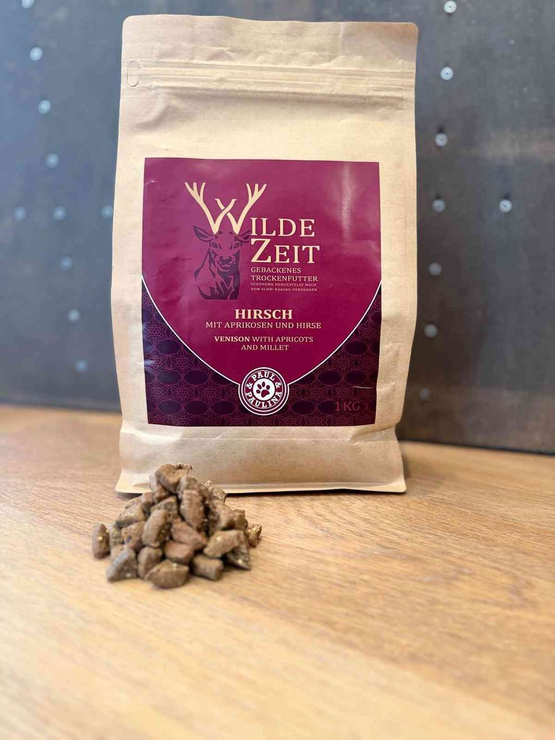 Hirsch mit Aprikose und Hirse 1kg