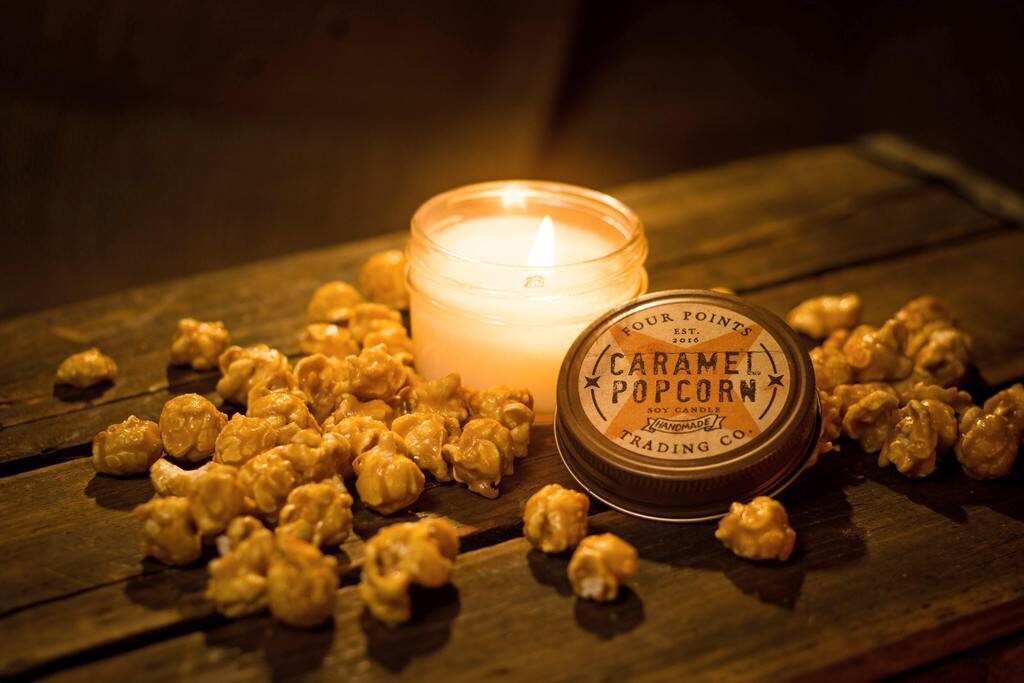 4 oz Soy Candle Carmel Popcorn - 3729 - HEM