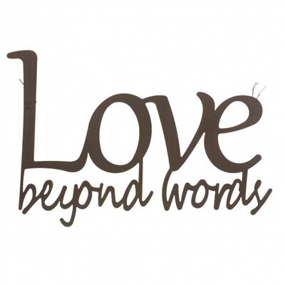 Love Beyond Words Hanger - 1870 - HEM
