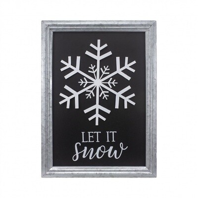 Let it Snow Sign 16x22 - 1876 - HEM