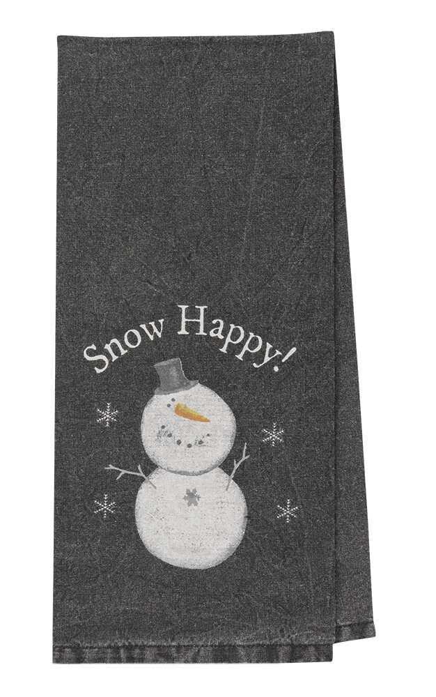 Snow Happy! Dish Towel - 1609 - HEM