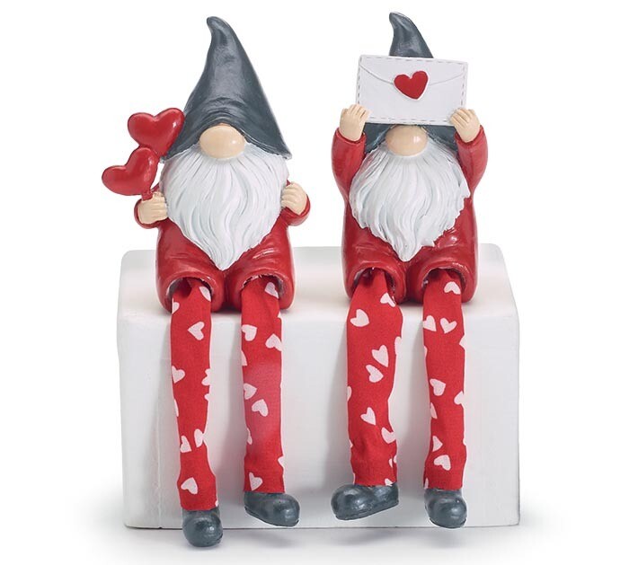 Valentine Gnomes Shelf Sitter - 2648 - HEM