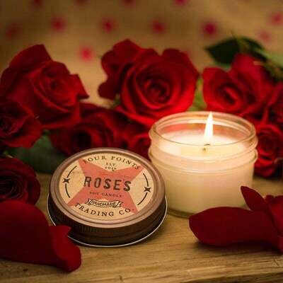 4 oz Soy Candle Rose - 3737 - HEM