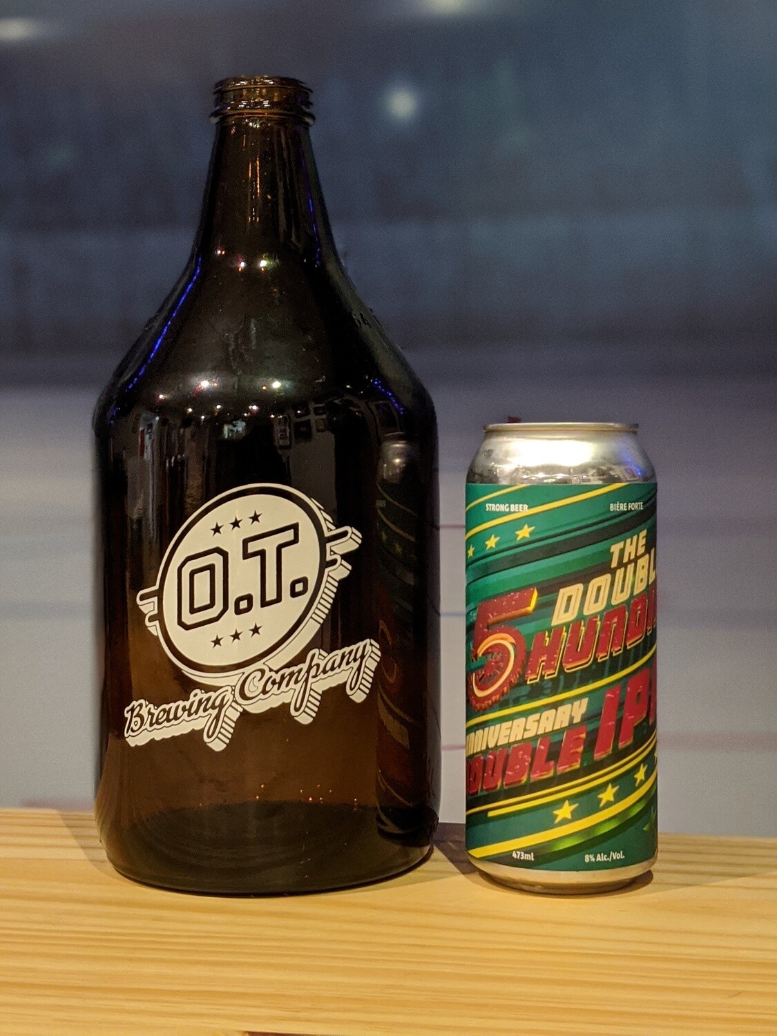 The DOUBLE 5 Hundie 64oz Growler & Fill The DOUBLE 5 Hundie 64oz Growler & Fill
