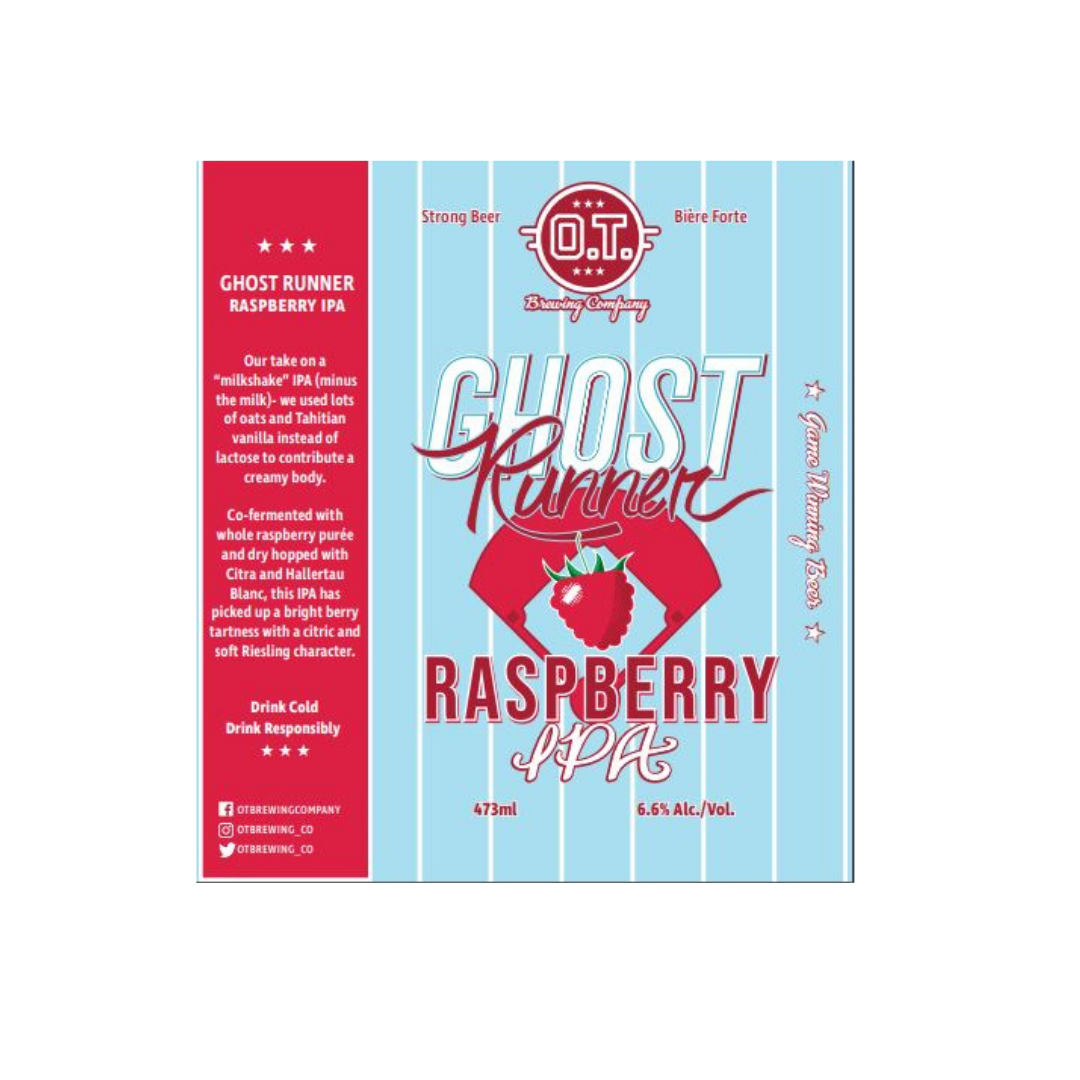 Ghost Runner Rasp IPA ~ 4 pack Ghost Runner Rasp IPA ~ 4 pack