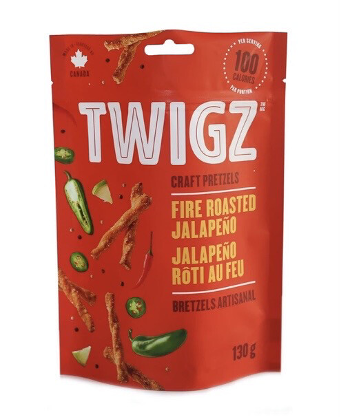 Twigz Pretzels - Fire Roasted Jalapeño
