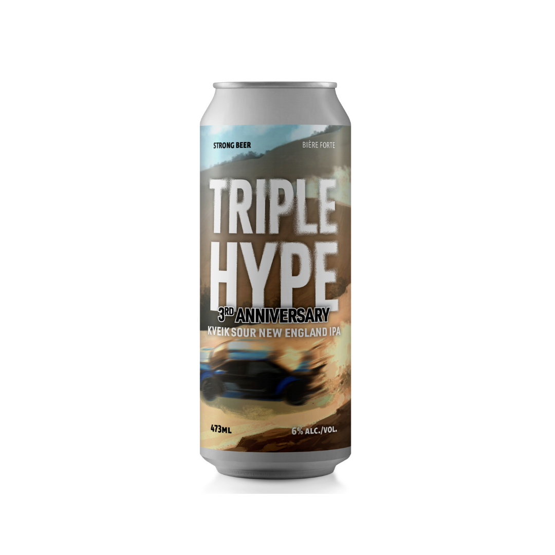 Triple Hype Kveik Sour New England IPA ~ 4 pack