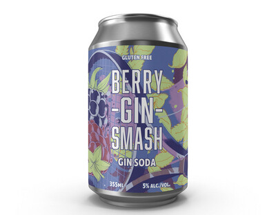 Berry Gin Smash ~ 4 Pack