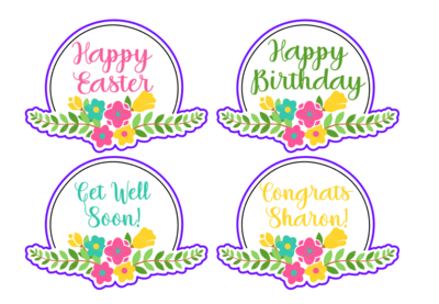 Floral Plaque 03