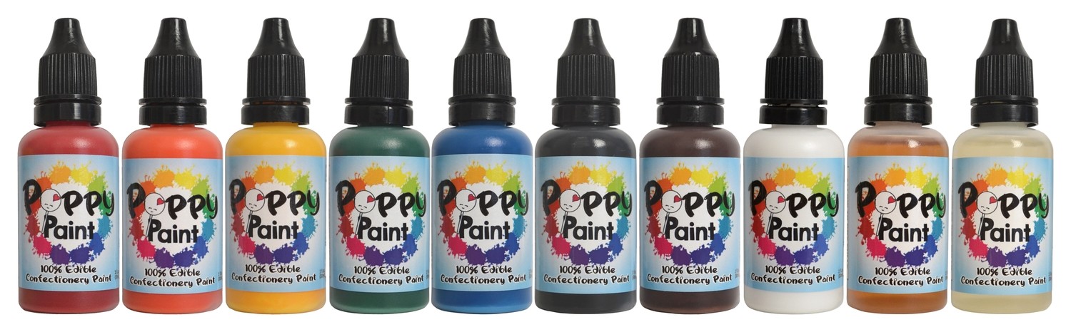 Poppy Paint Starter Set (100% Edible)