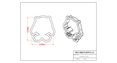 Monster 09, Size: 3.25&quot;