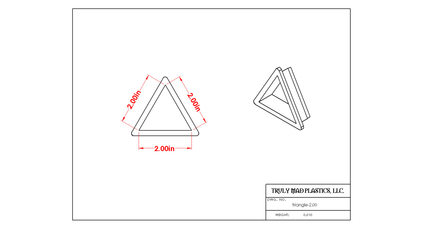 Triangle 2.00&quot;