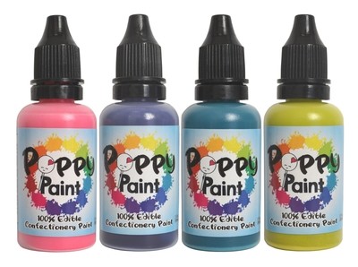 Poppy Paint Vibrant Set (100% Edible)