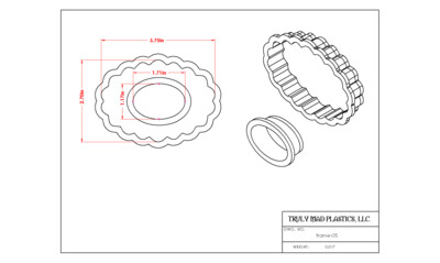 Frame 05 w/Cut Out (Oval)