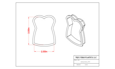 Dress - Wedding Torso Female 01