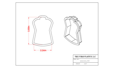 Dress - Wedding Torso Female 02