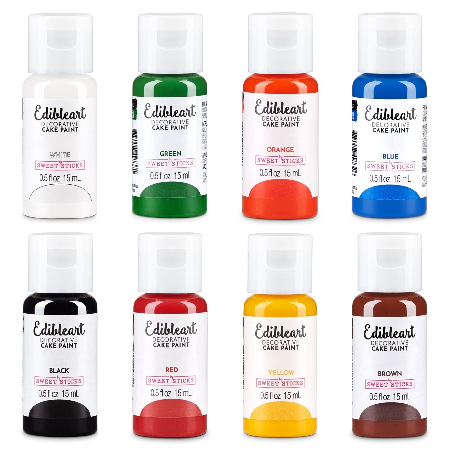 Edible Primary Paint 8 Pack (by Sweet Sticks)