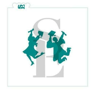 SE Jumping Grads Stencil