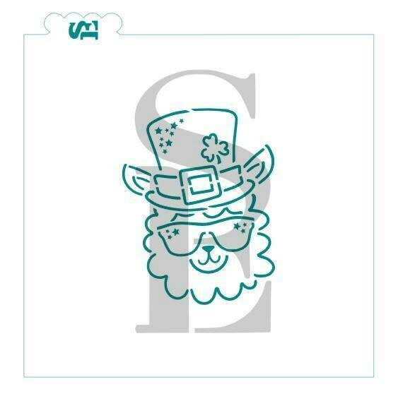 SE Llama Leprechaun Stencil