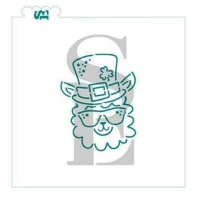 SE Llama Leprechaun Stencil