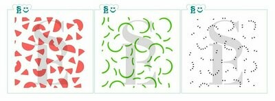 SE Watermelon 3 Piece Set Stencil