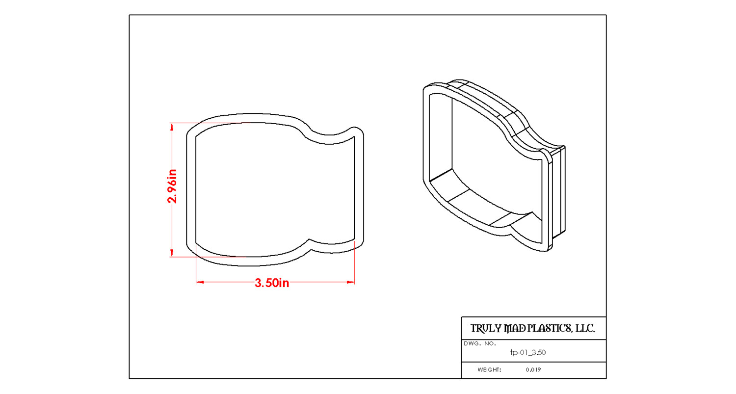 Toilet Paper 01, Size: 3.50&quot;