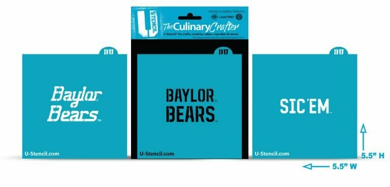 Baylor Bears Combo Pack B (3 Stencils) (421)