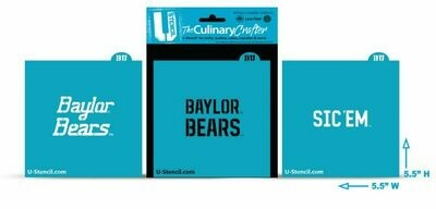 Baylor Bears Combo Pack B (3 Stencils) (421)