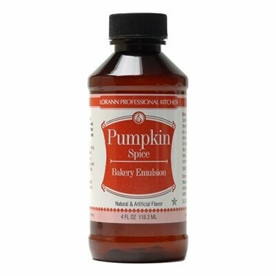 LorAnn Pumpkin Spice Bakery Emulsion 4oz (Best By Sept 2024)