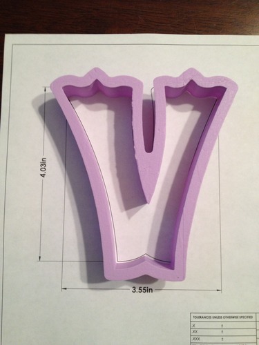 V 4" Fancy