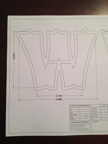 W 4" Fancy