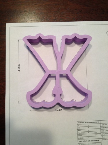 X 4" Fancy