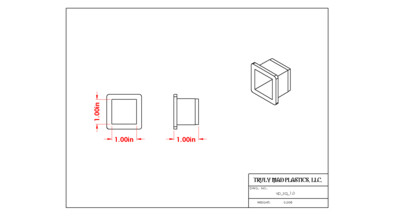 One Inch Square (1" depth) (vy_p)