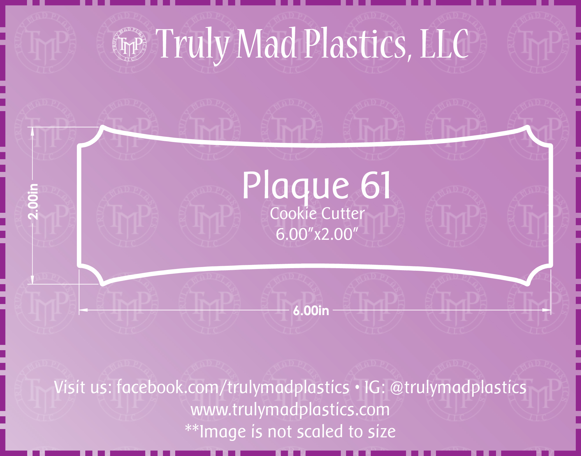 Plaque 61 7.0"