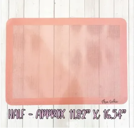 Pink Perforated Silicon Baking Mat (Arlene Chua)