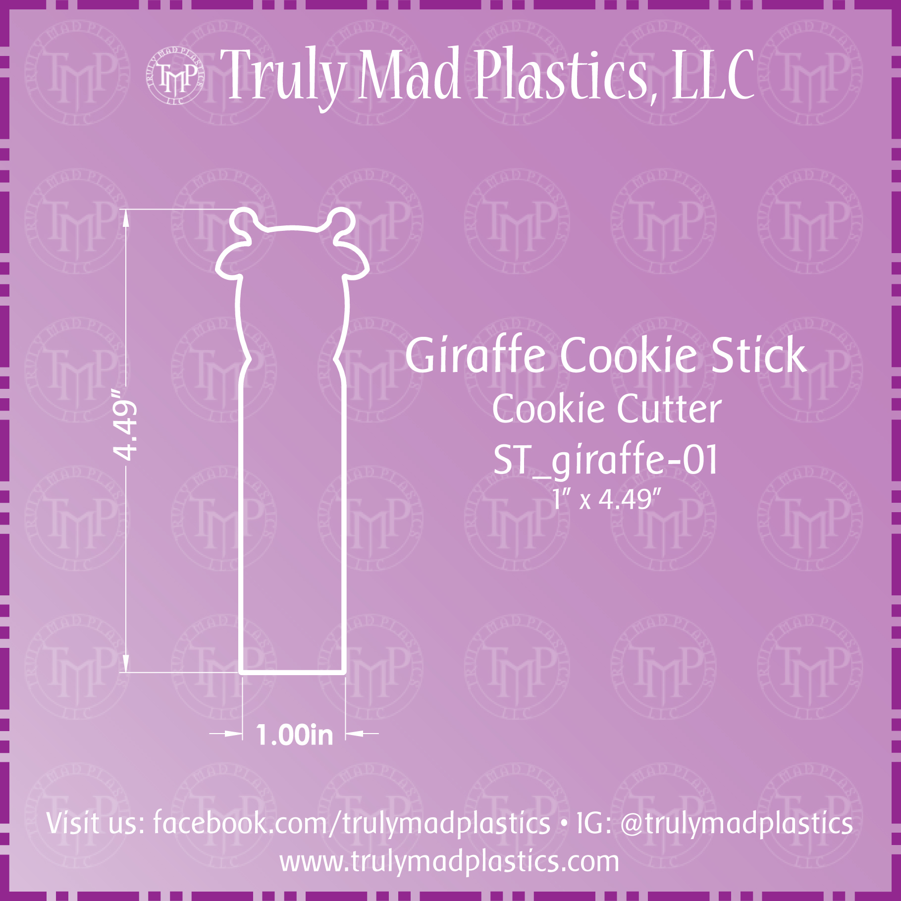 Giraffe Cookie Stick (This is for the Giraffe only)